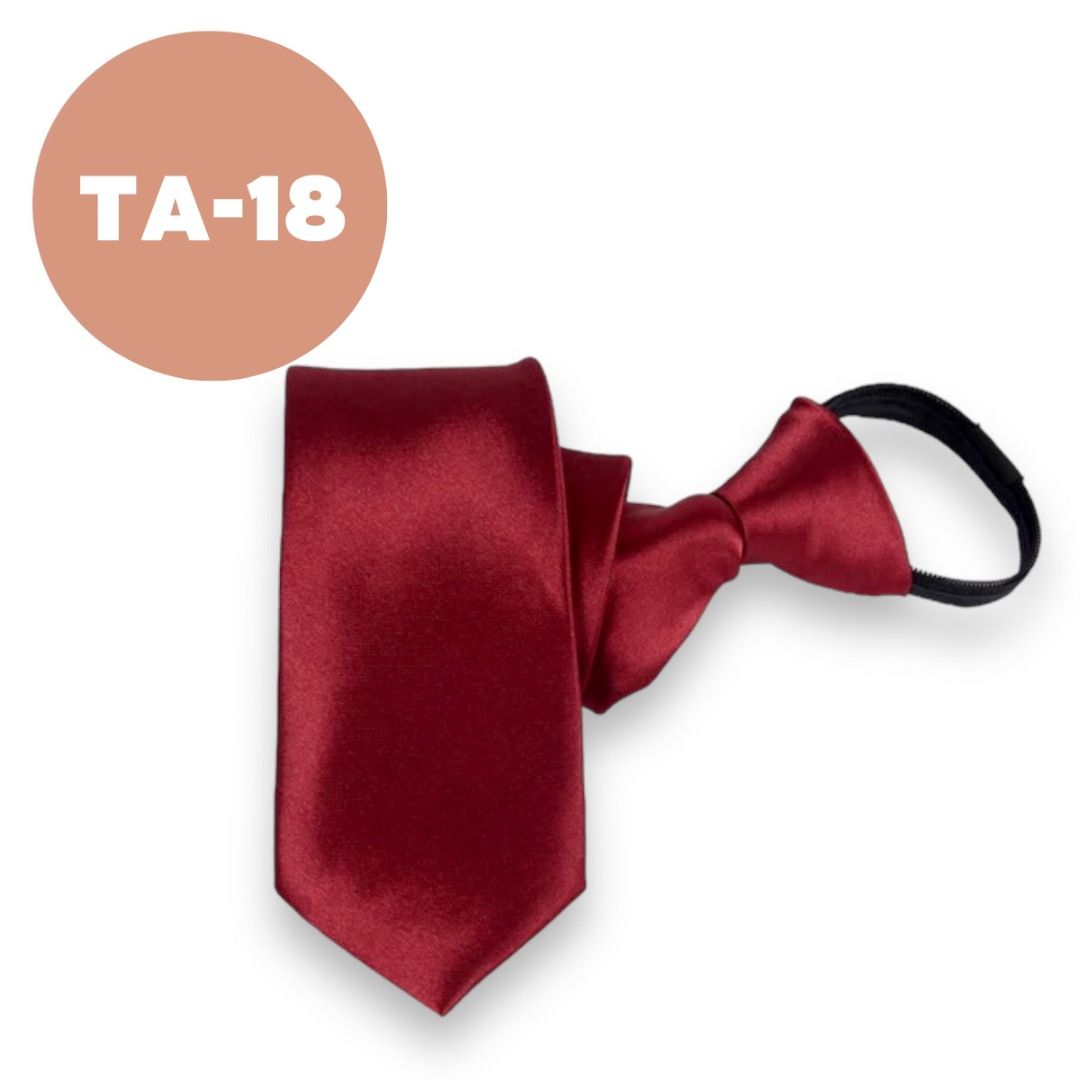 BUY 2 ANY ITEMS, FREE DELIVERY MAILING] Men's Pre-tied Solid Color Zipper  Ties, Neck Adjustable Strap Wedding Groom Tie, Formal Tie for Men- GSGTA  18, Men's Fashion, Watches & Accessories, Ties on