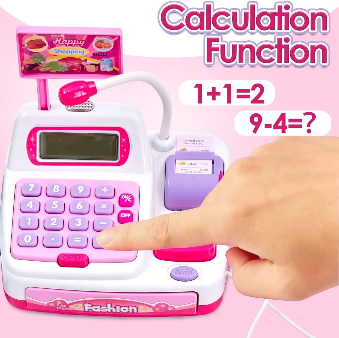 Pink toy till store