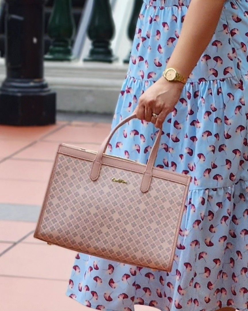 Carlo Rino Clara Satchel, Women's Fashion, Bags & Wallets, Tote Bags on ...