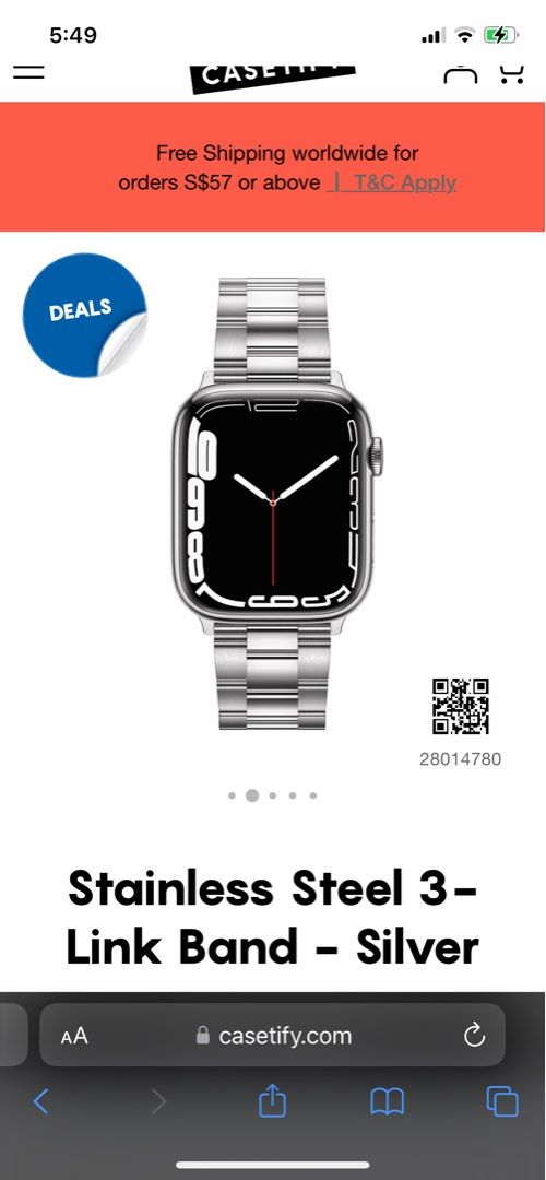 Casetify metal sale apple watch band