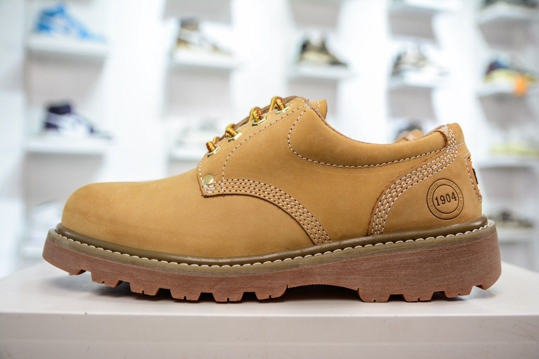 Caterpillar 1904 Tooling Low Top Leather Boots Yellow 2022 P721418 11 11 Sale