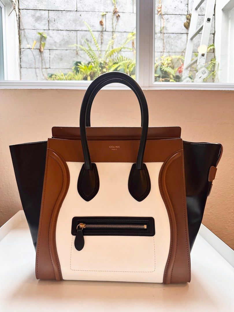 Celine tricolor discount luggage bag