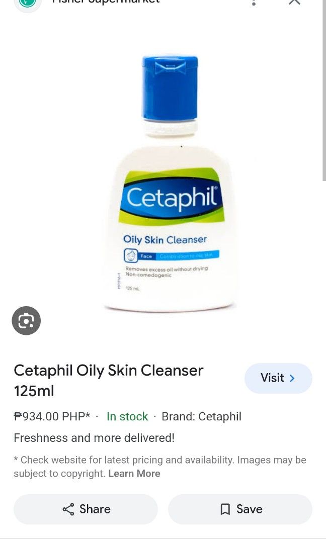 Cetaphil Oily Skin Cleanser 125ml (Category: Face Care) located in San Pedro. Submitted by stockroomsouthph (Listing ID 1266227088, Image 3). Description: Guaranteed Original! Brand New. Expire on January 2024 Good for oily and acne prone skin. Very gentle on skin. For sensitive skin..