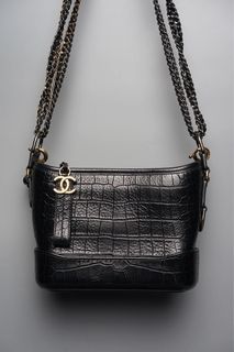 Chanel Limited Edition Rare Gabrielle Hobo Crocodile Embossed Bag :  r/RepLuxury