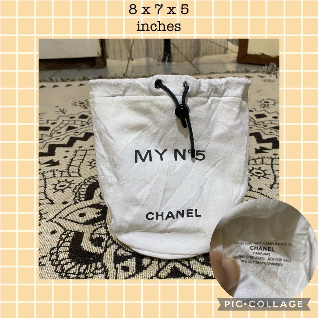 Chanel My No5 Parfum Dust Bag 8x7x5, Luxury, Bags & Wallets on Carousell