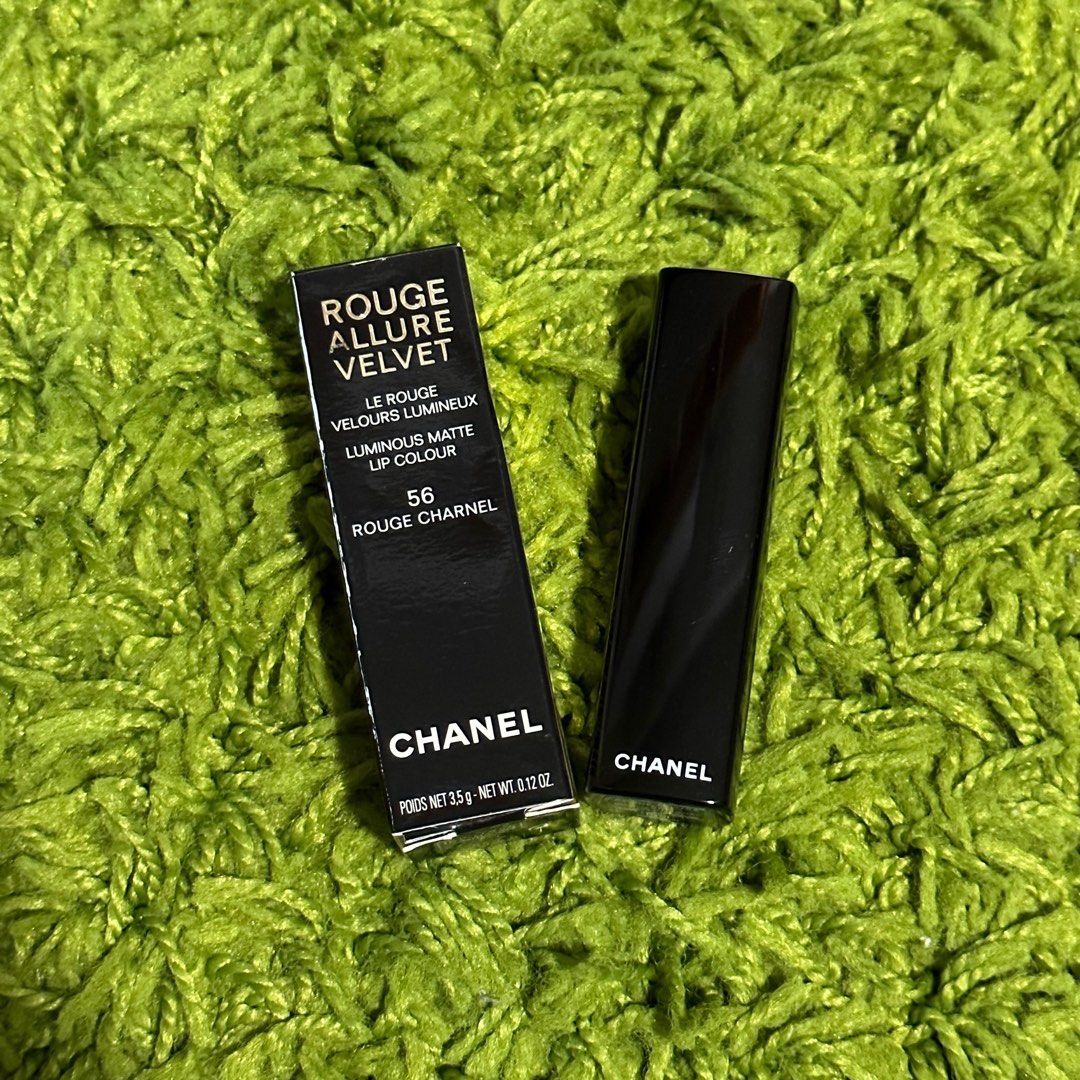 CHANEL Velvet Luminous Matte Lip Colour 3.5g (#56 Rouge Allure), Beauty &  Personal Care, Face, Makeup on Carousell