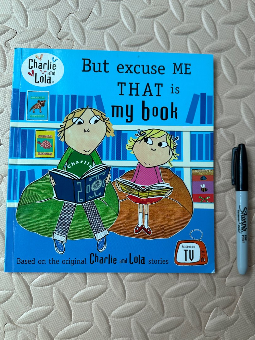 Charlie and lola but excuse me that is my book hobbies toys books