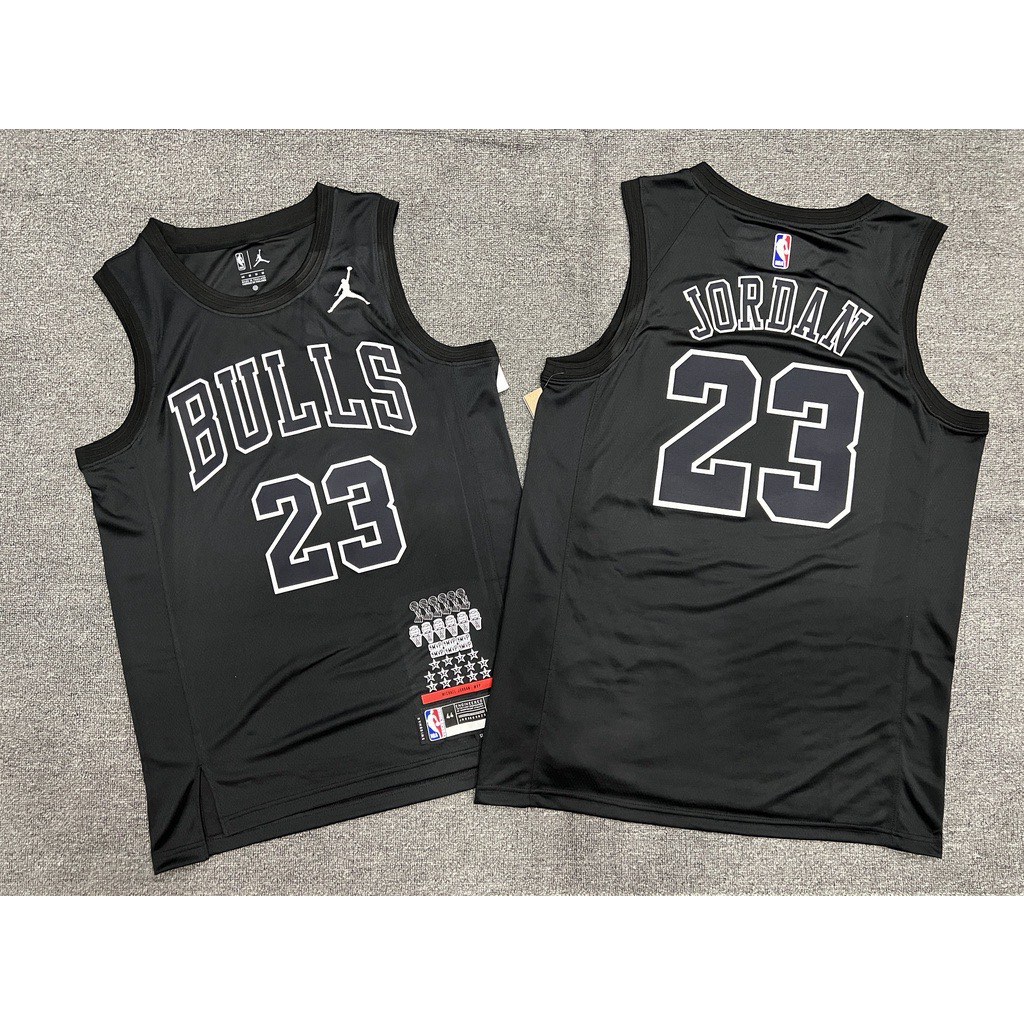 All black hot sale michael jordan jersey
