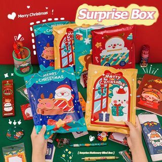 10 of Assorted School Supply Stationery Set Surprise Blind Gift Set GOODY  BAG(+ 2 FREE Gifts) Total 12 Items!