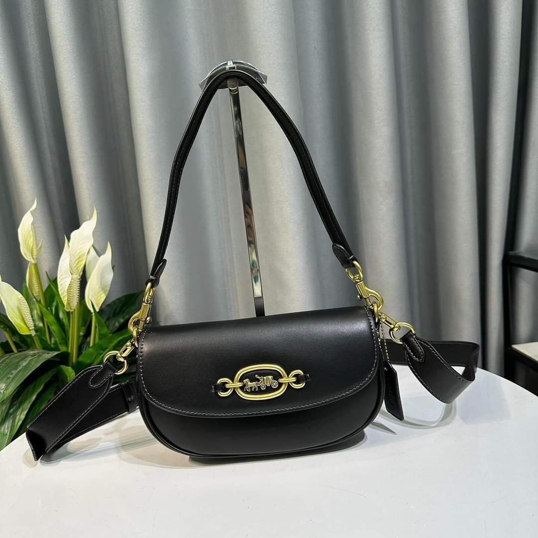 Coach small sales black crossbody