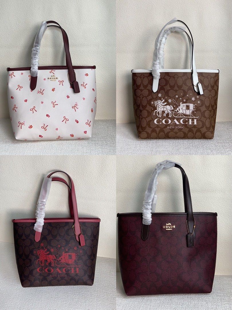 Coach pvc city tote cheap