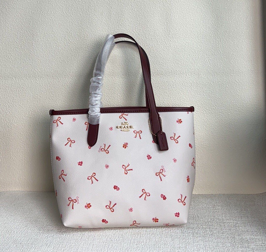 Coach pvc city tote bag handbag shoulderbag
