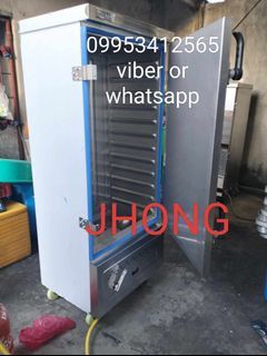 COMMERCIAL GAS TYPE 12 TRAY RICE STEAMER