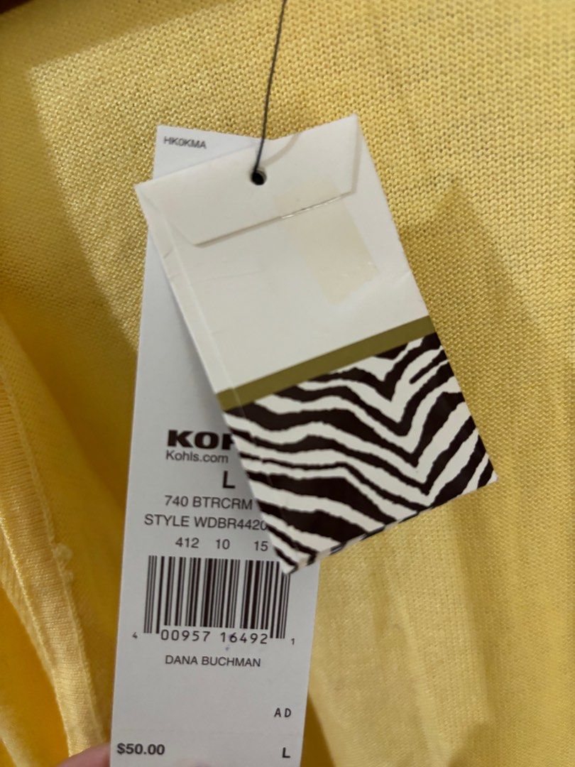 Kohls dana buchman cardigan sales