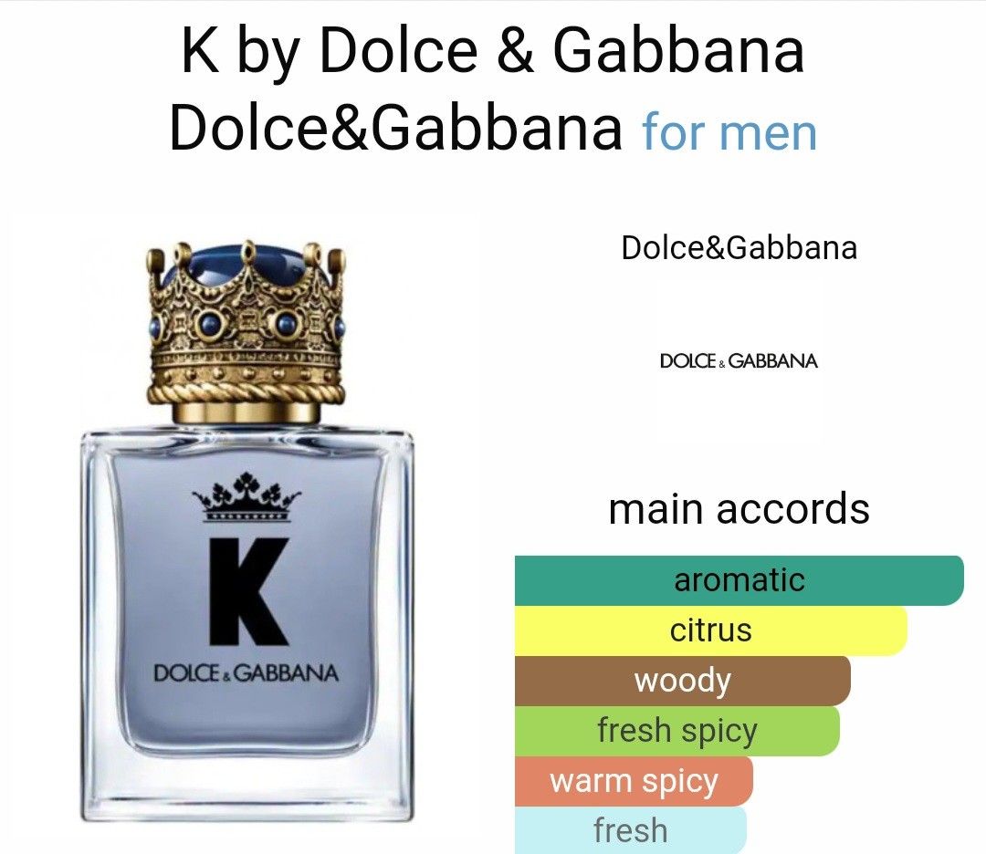 D&G K 100ml EDT (Category: Men's Grooming) located in Makati City. Submitted by laiza_meris.iam_onlineshop (Listing ID 1266187871, Image 2). Description: Onhand ● Ready to Ship DOLCE & GABBANA 100ml KING - EDT IA'M Price: Php 4,800 SRP/Mall Price: Php 7,000 1 piece available • Guaranteed Original • • Payment First • No COD • DISCLAIMER: IA'M Onlineshop is not affiliated with any of the brands posted. All copyrights and trademarks remain solely be