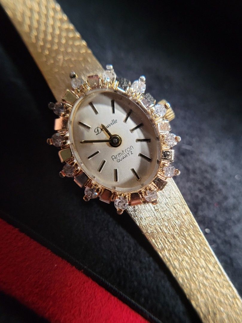 Deauville clearance diamond watch