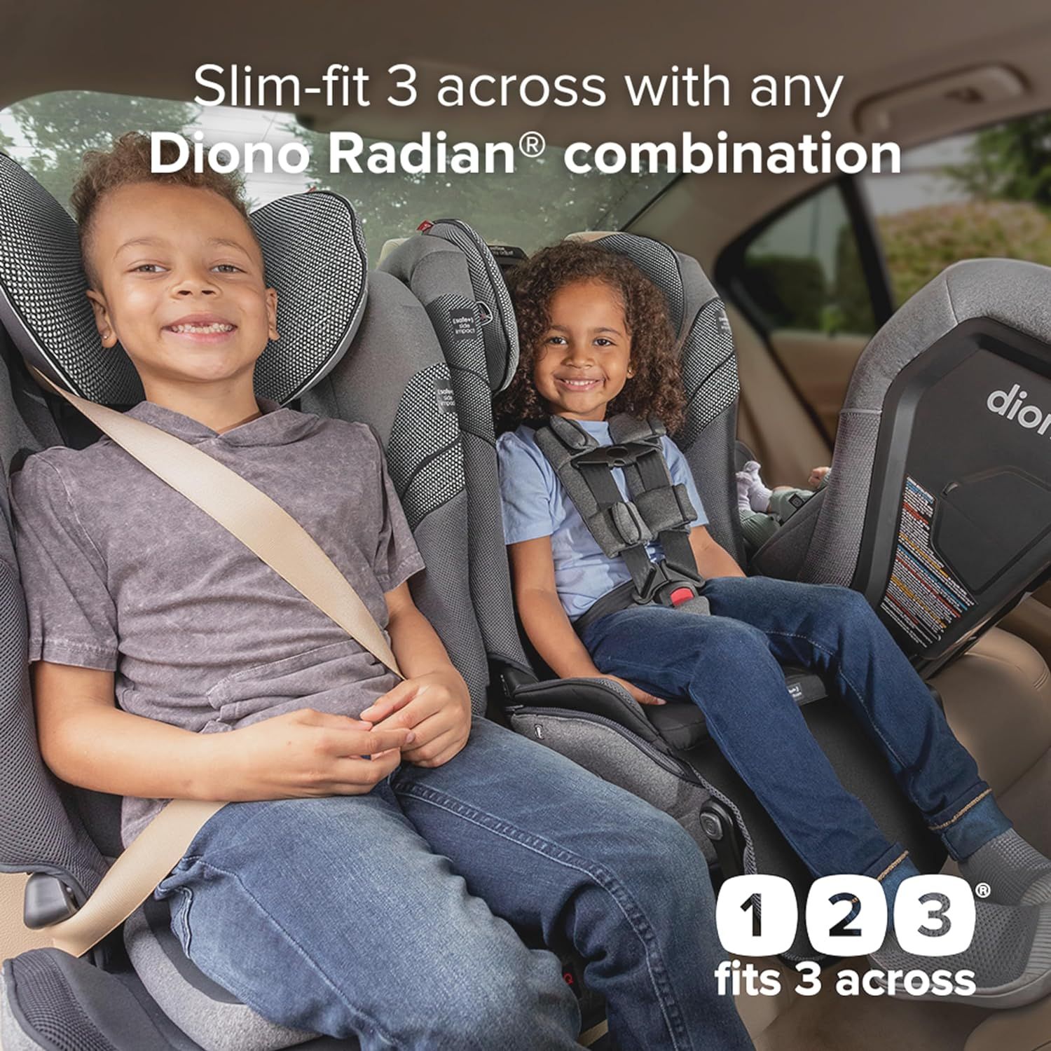 Diono radian forward facing outlet