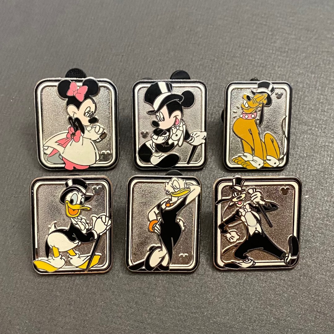 🔴迪士尼襟章Disney Pin:米奇Mickey米妮Minnie布魯托Pluto唐老鴨Donald