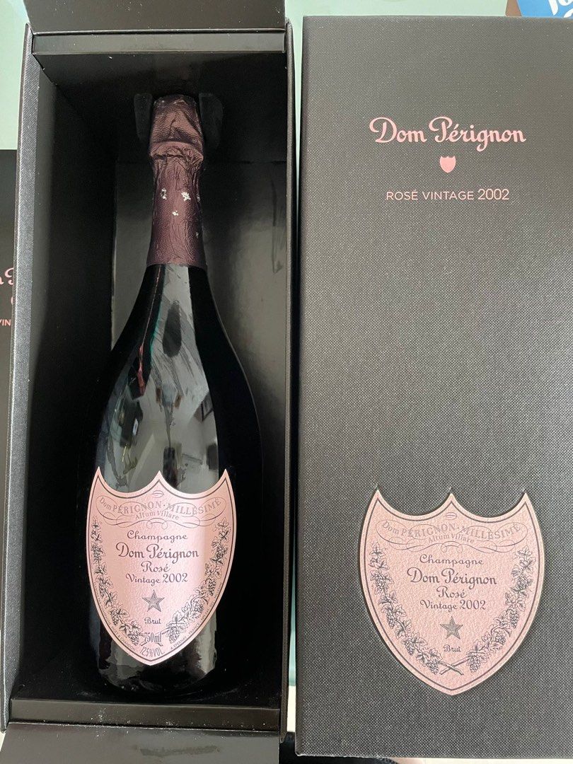 Dom Perignon Rose Vintage 2002, 嘢食& 嘢飲, 酒精飲料- Carousell