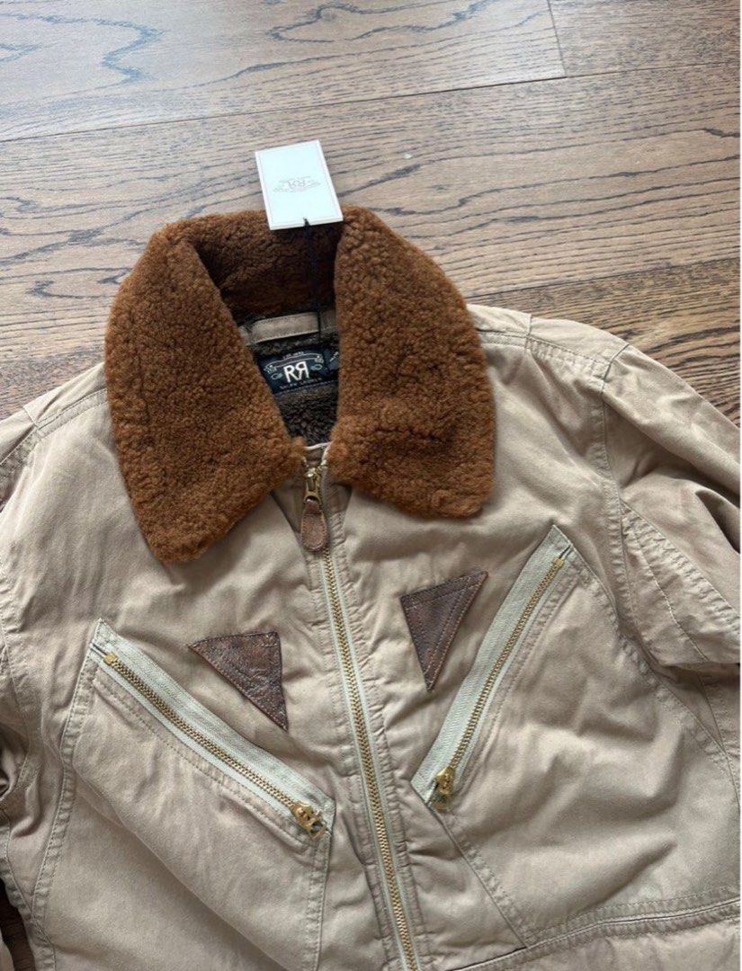 Double RL RRL by Ralph Lauren Type A2 Bomber Motorcycle Biker