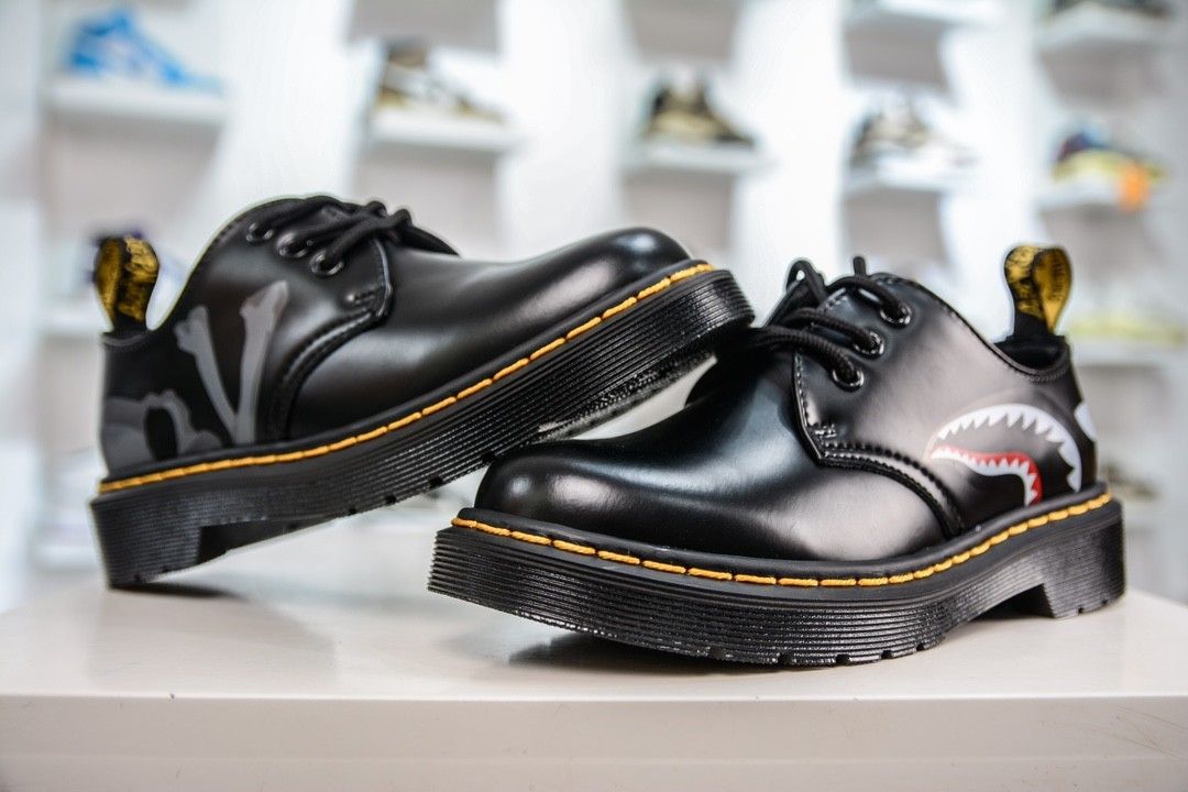 A Bathing Ape x Mastermind Japan x Dr.Martens 1461 Oxford Leather Shoes 2021 11 11 Sale Men s Fashion Footwear Sneakers on Carousell
