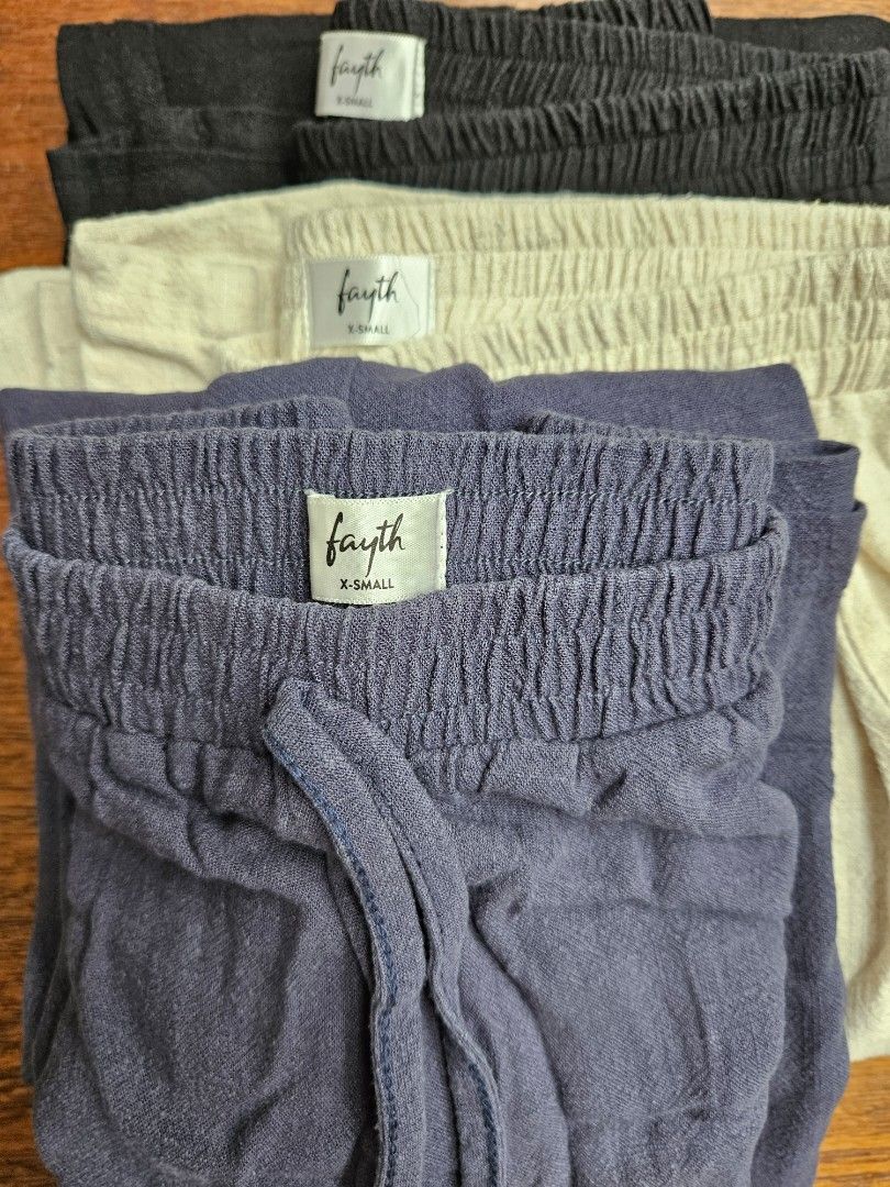 Fayth • Elis Linen Lounge Drawstring Pants