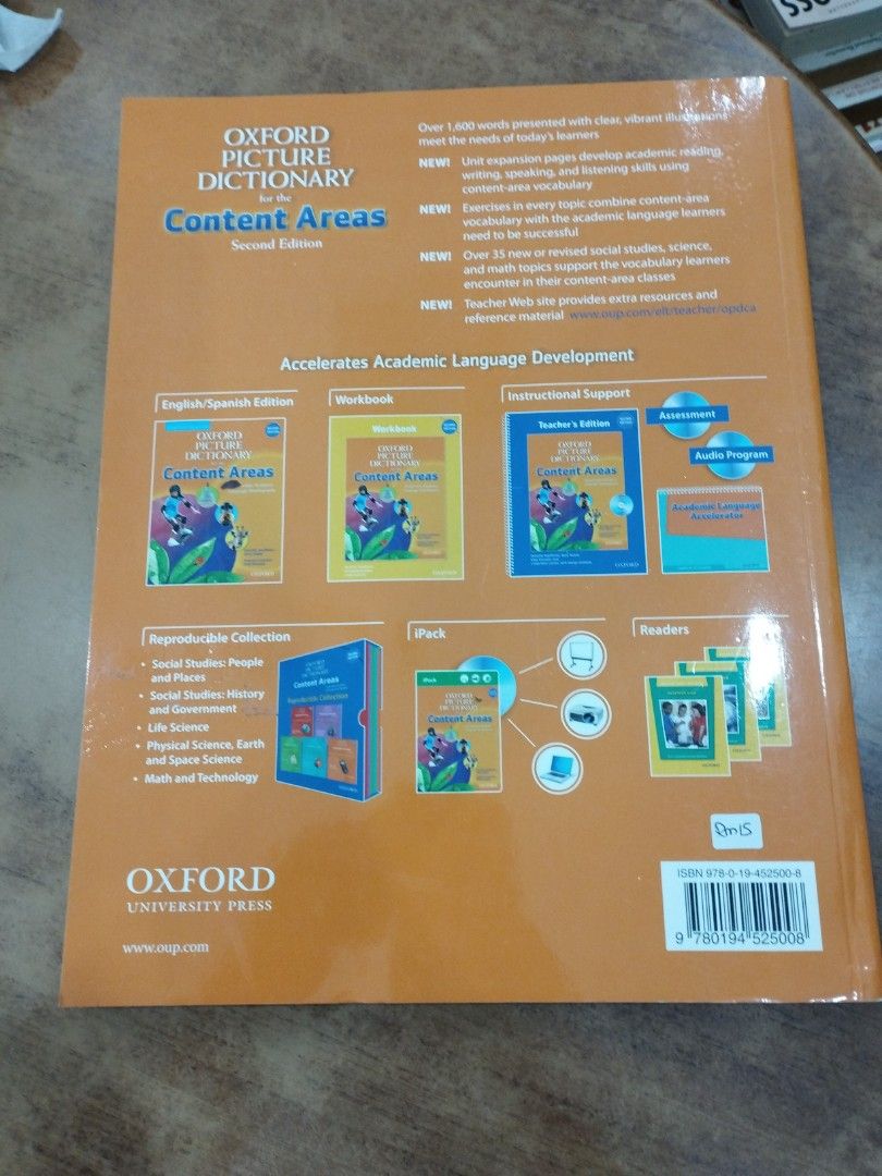 (ENG) Oxford Picture Dictionary For The Content Areas, Hobbies & Toys ...