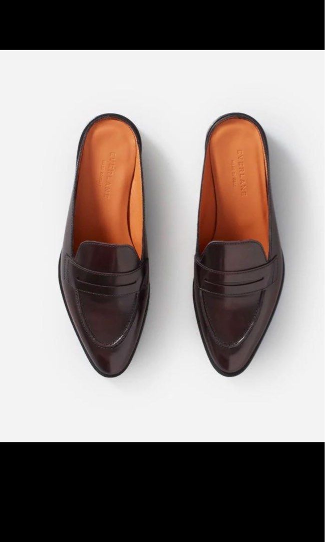 Everlane Penny Loafer Mule in Burgundy Size 8.5