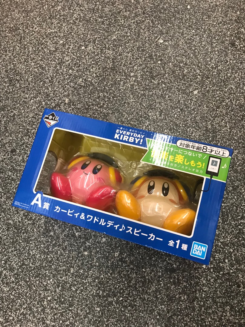 Figurines Kirby Speaker & Waddle Dee - Ichiban Kuji - Bandai - Neuves Sous Emballage