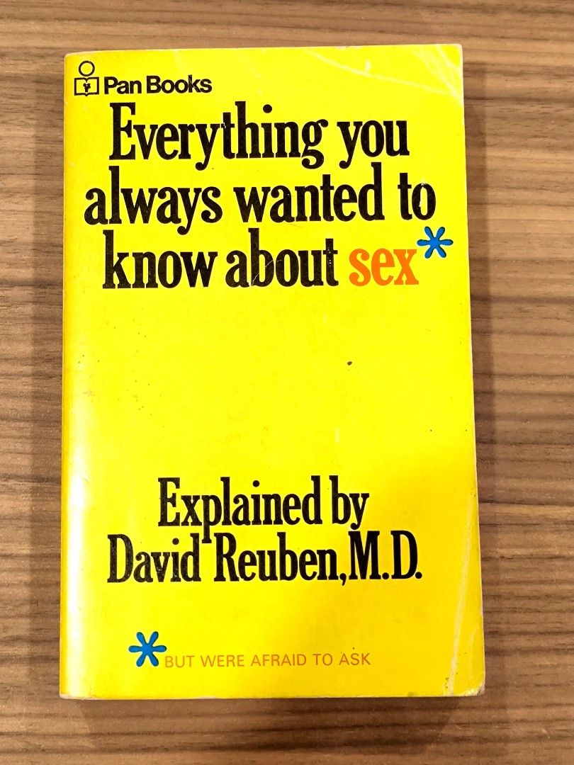 Everything You Always Wanted To Know About Sex Book By David Reuben Vintage Year 1969 Hobbies 8415