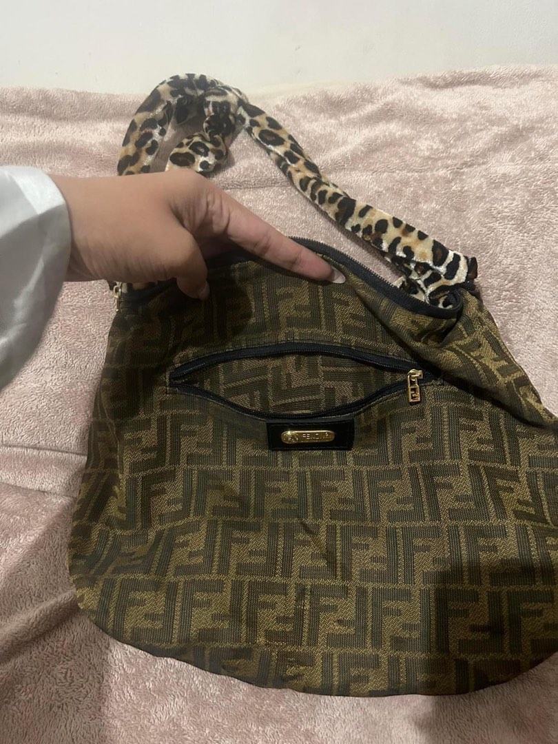 Fendi cloth handbag discount