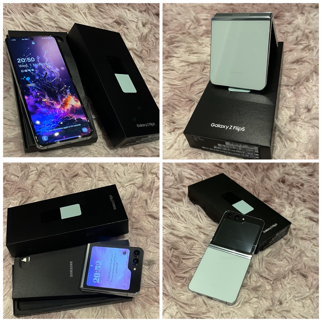 Galaxy Z Flip 5 Mint 512GB, Mobile Phones & Gadgets, Mobile Phones ...