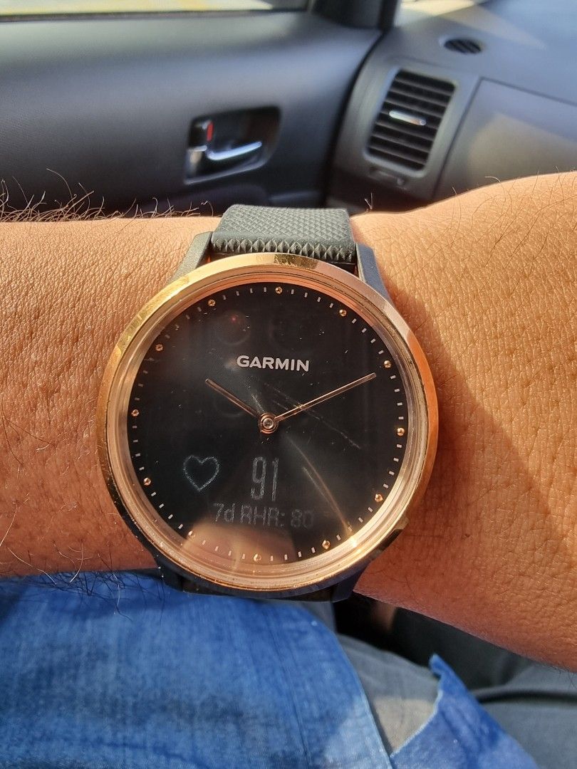 Vivomove hr sport black rose gold on sale