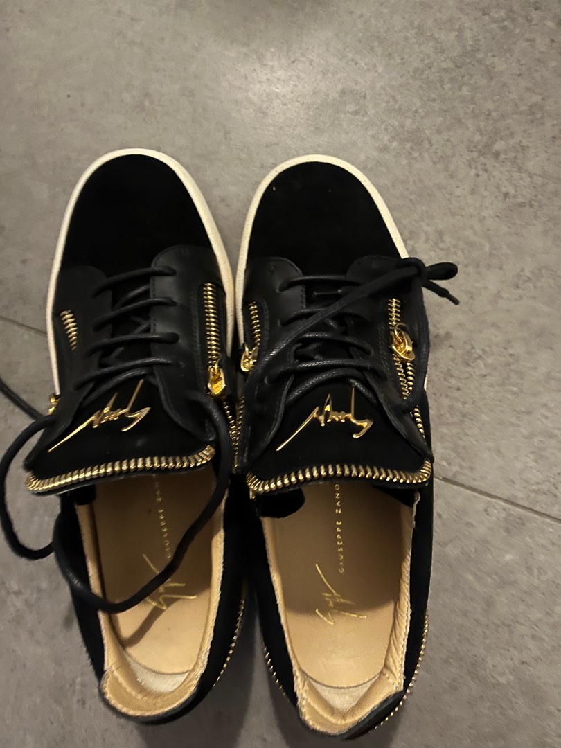 Giuseppe zanotti black outlet shoes