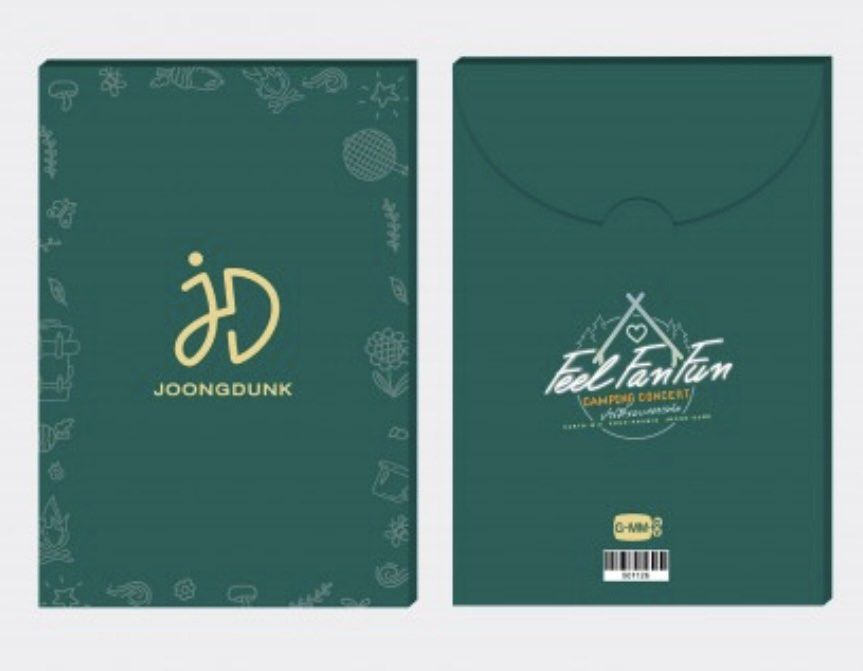 GMM - JOONGDUNK Feel Fan Fun Camping Concert postcard, 興趣及遊戲