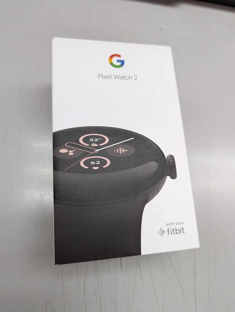 Google Pixel watch 2 black wifi US, 手提電話, 智能穿戴裝置及智能