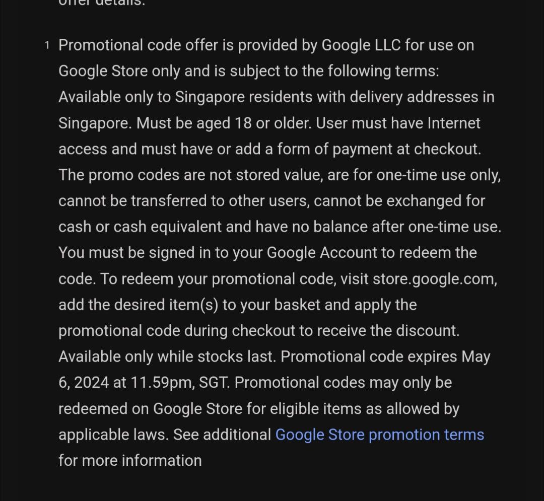 Google Store voucher, Tickets & Vouchers, Vouchers on Carousell