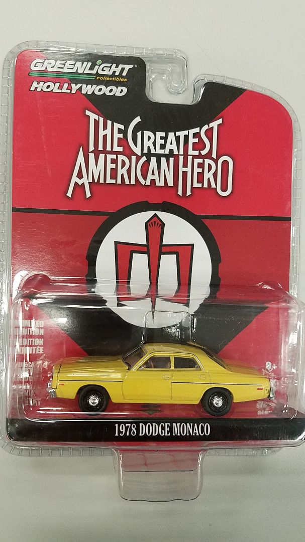 1978 DODGE MONACO TAXI LONE STAR CAB THE A-TEAM 1/64 MODEL GREENLIGHT 44865 B