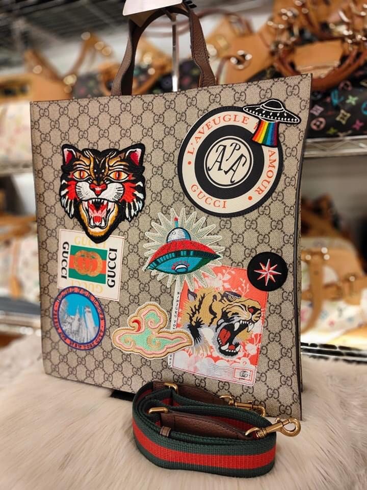 Gucci patch 2025 bag
