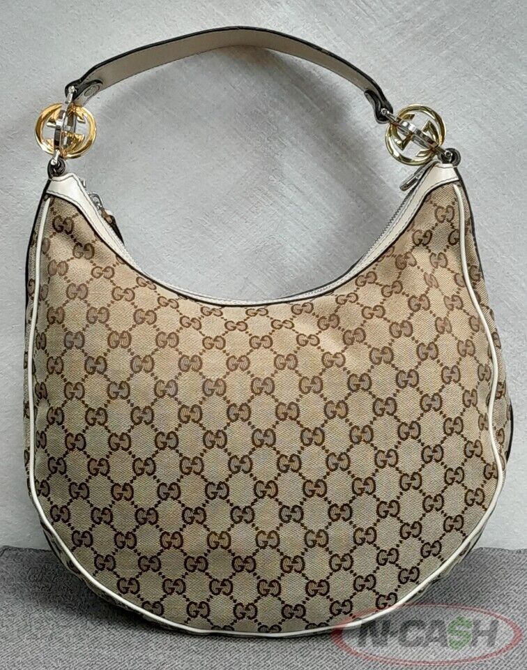 Gucci white hobo on sale bag