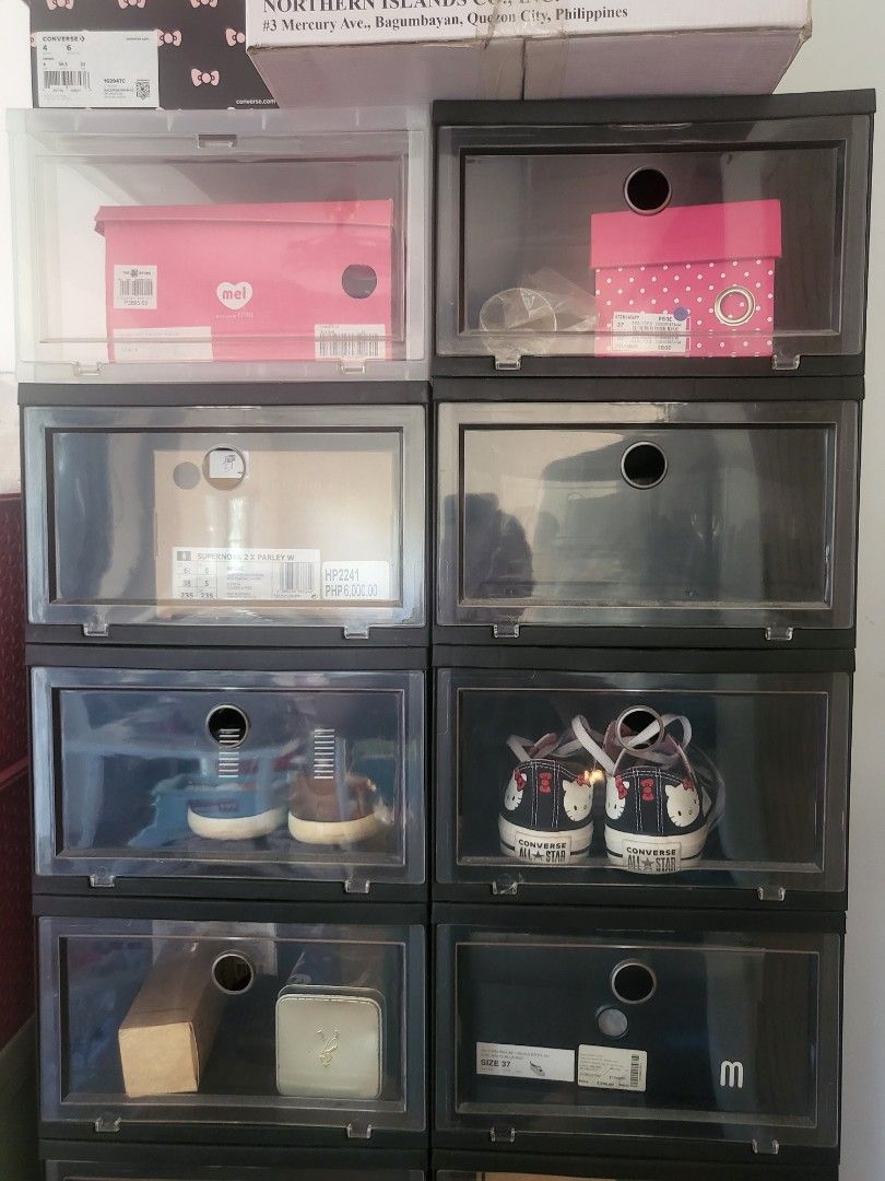 Hi Top Shoe Box Black