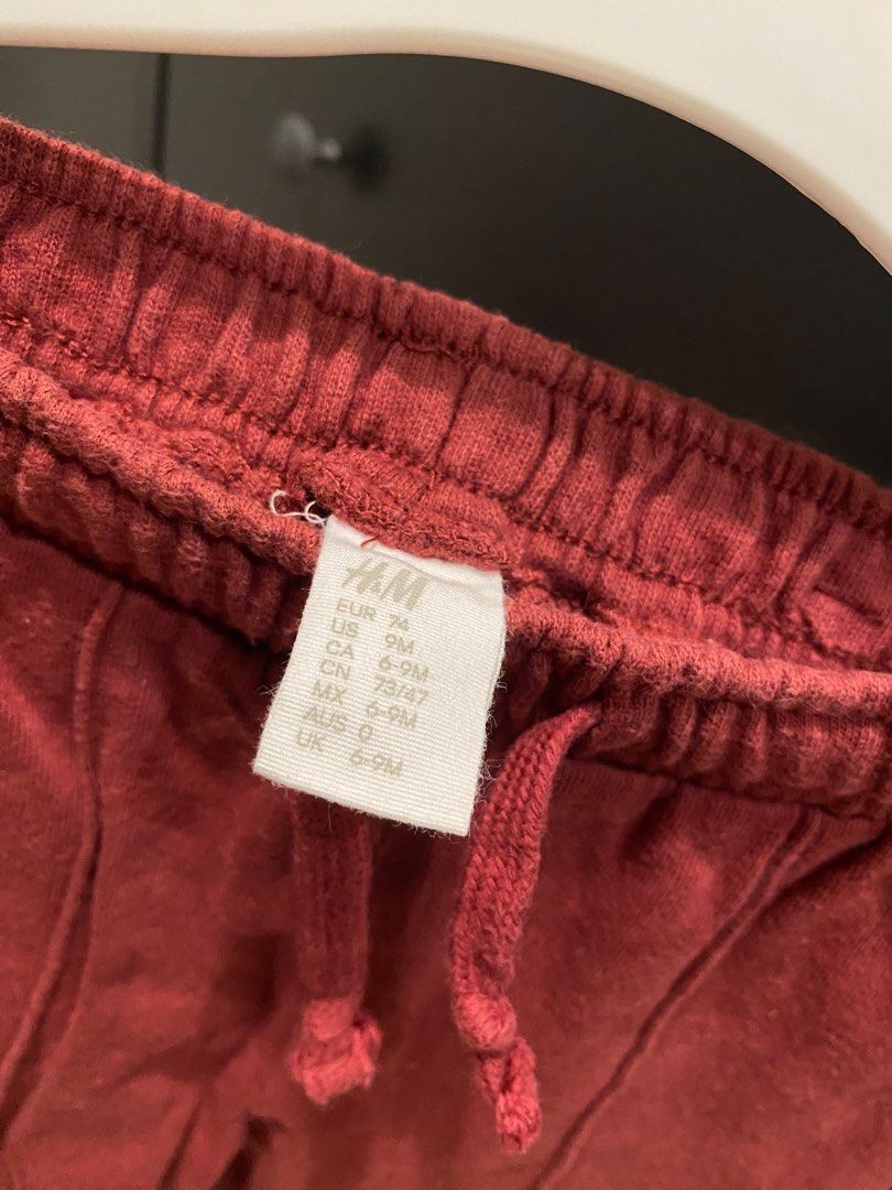 H&m discount red sweatpants