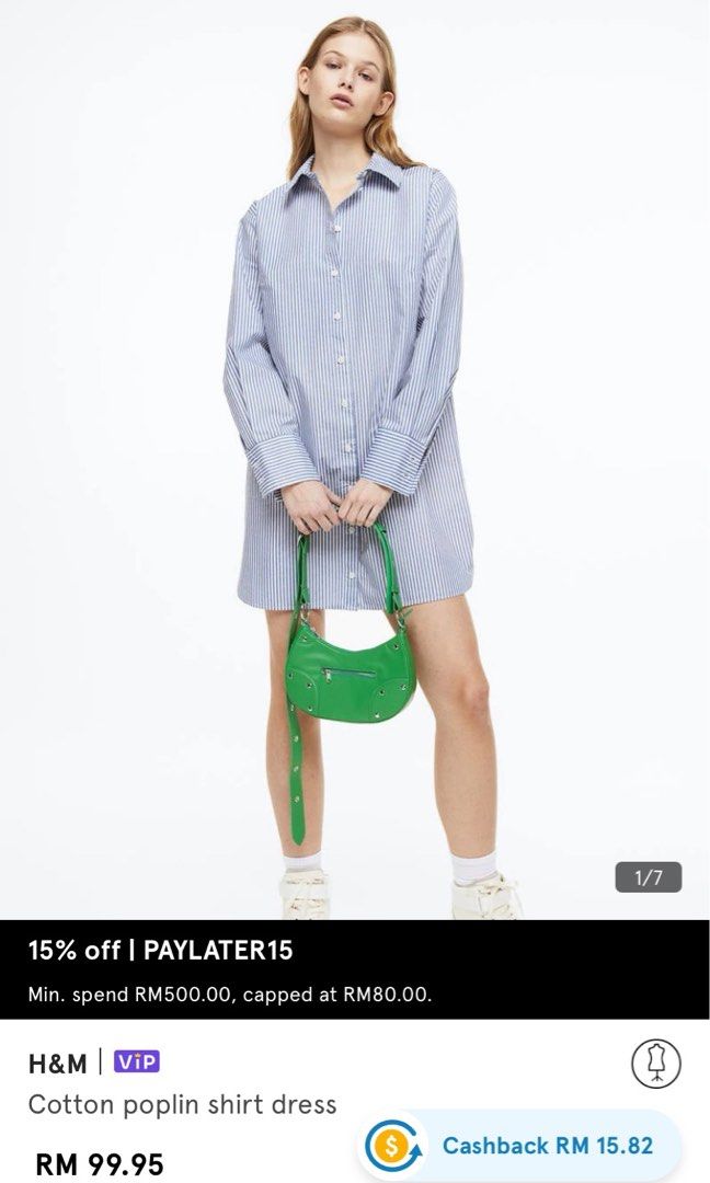 H m stripe Top Women s Fashion Tops Blouses on Carousell