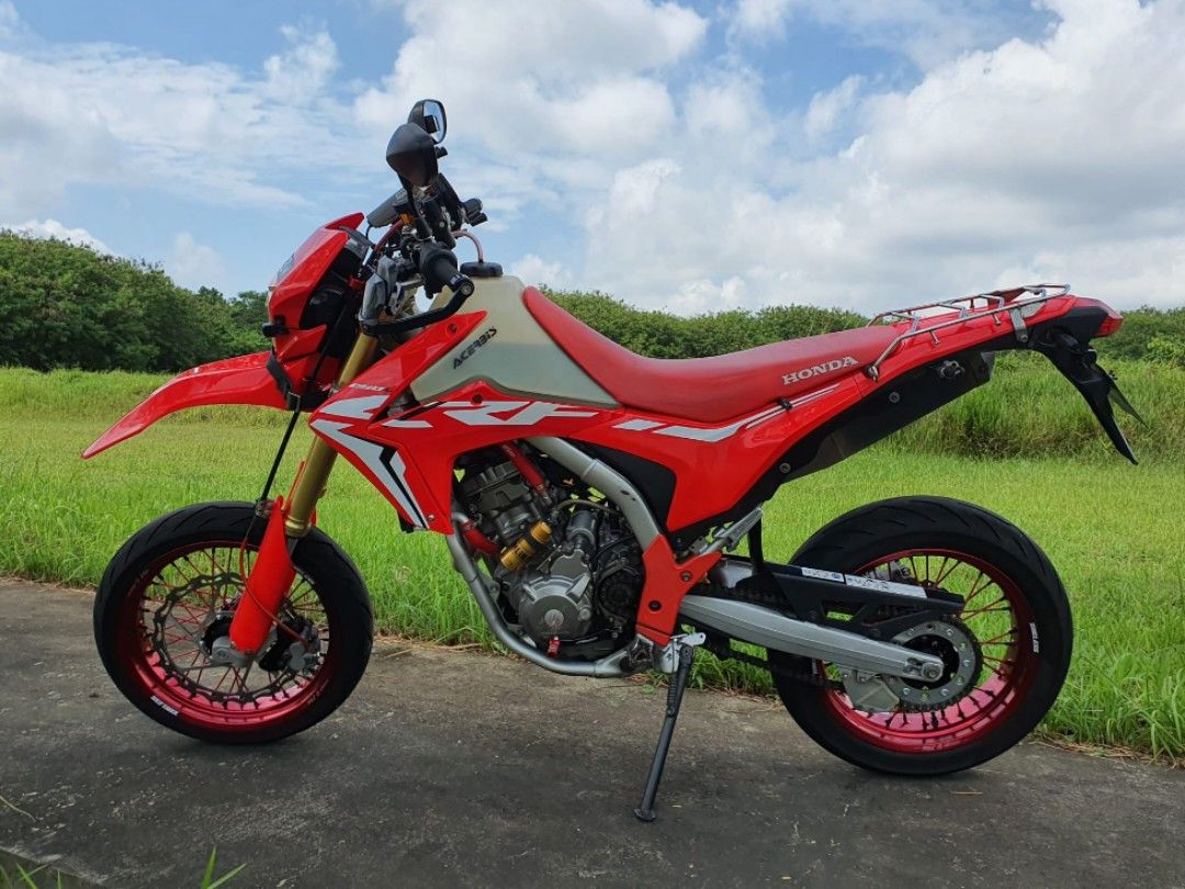 Honda CRF250L Warp9 Super Motard Wheelset Motorcycles