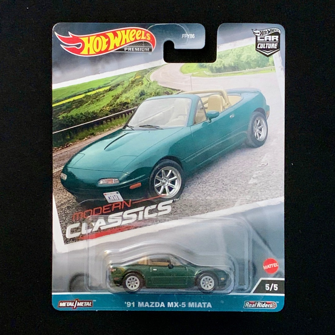 Hot Wheels (3) Getty Cars (1) Mazda Miata (1) Nissan 300Z (1