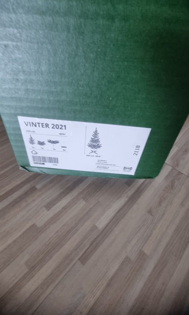 Ikea Christmas tree for grab, Furniture & Home Living, Home Decor