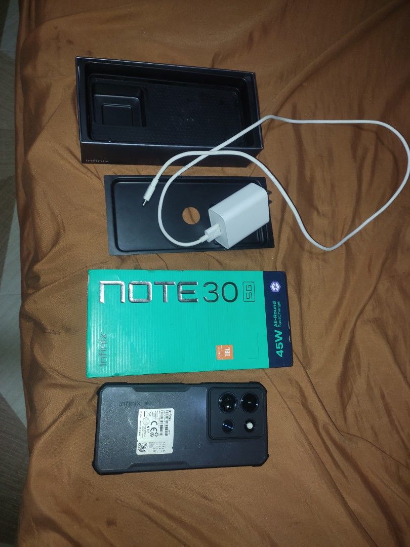 Infinix note 30 5g (Category: Android Others) located in Quezon City. Submitted by andrewlovesmama (Listing ID 1266096555, Image 2). Description: need pera benta ko nlng po 3months palang po 256 gb 8+8 ram 5g no issue pwde sa maarte check to sawa ok na ok sa lahat ng games ganda ng camera pm lang po sa gusto qc batasan po ako 09224953033 number.