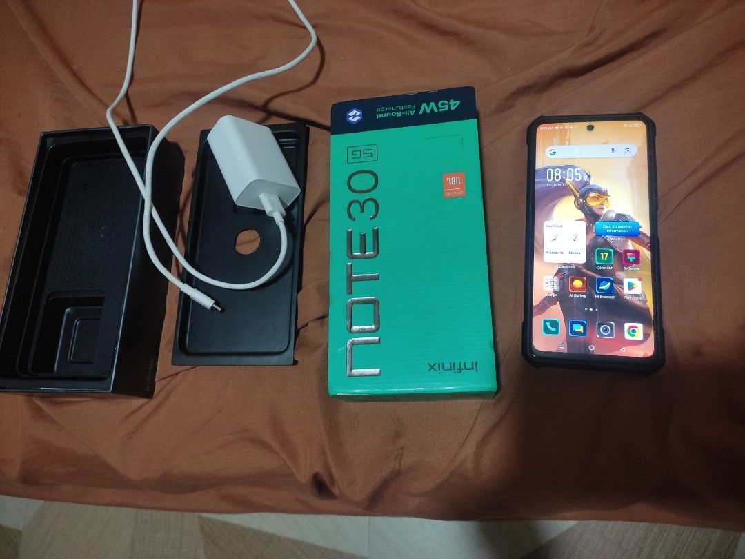 Infinix note 30 5g (Category: Android Others) located in Quezon City. Submitted by andrewlovesmama (Listing ID 1266096555, Image 3). Description: need pera benta ko nlng po 3months palang po 256 gb 8+8 ram 5g no issue pwde sa maarte check to sawa ok na ok sa lahat ng games ganda ng camera pm lang po sa gusto qc batasan po ako 09224953033 number.
