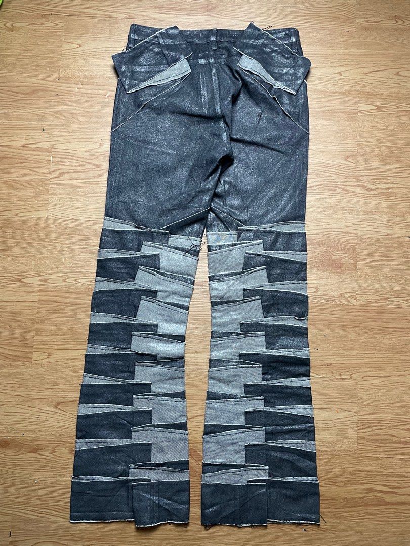 Issey Miyake - AW02 Reconstructed Flared Jeans