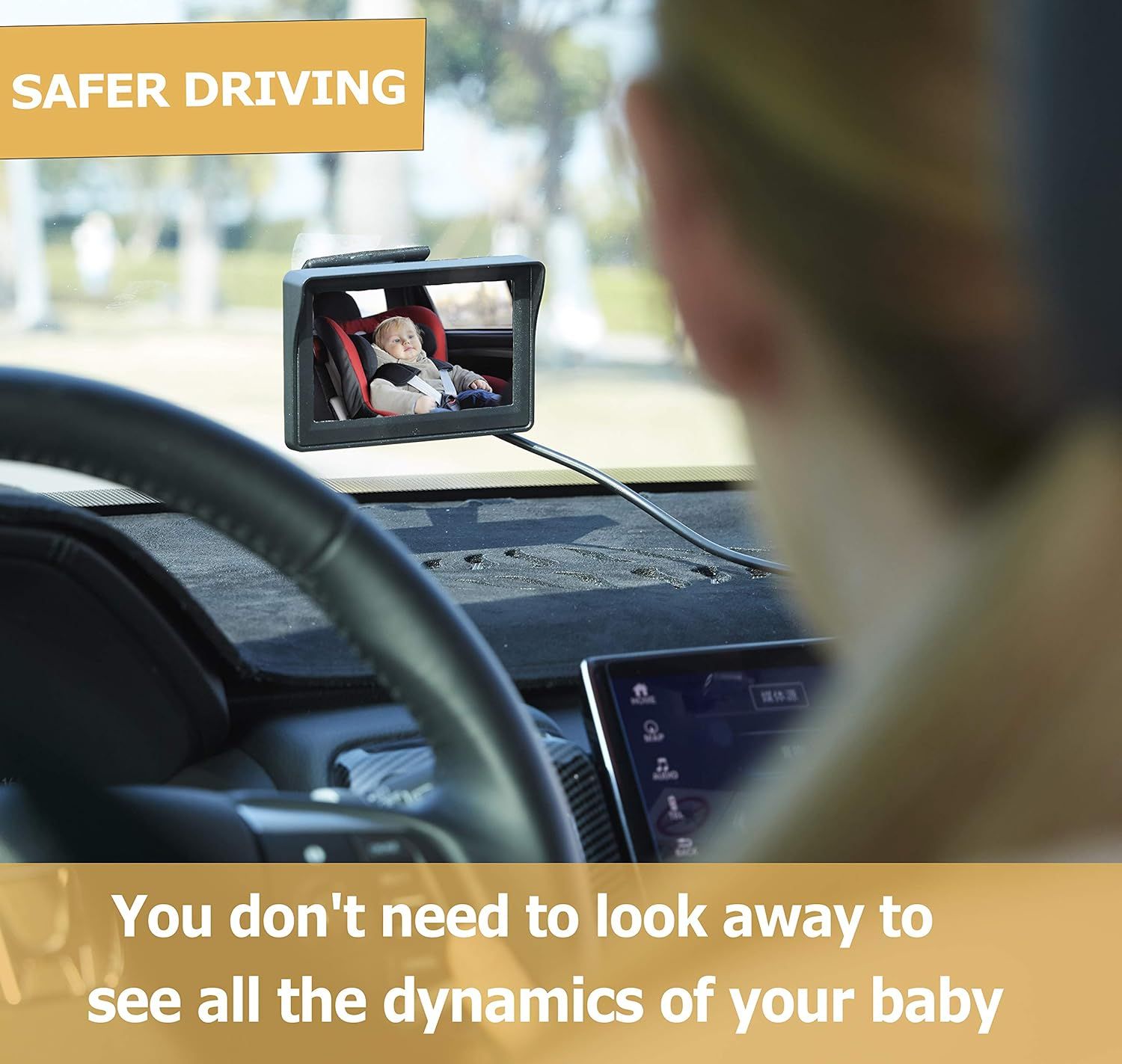 Itomoro baby car cheap monitor